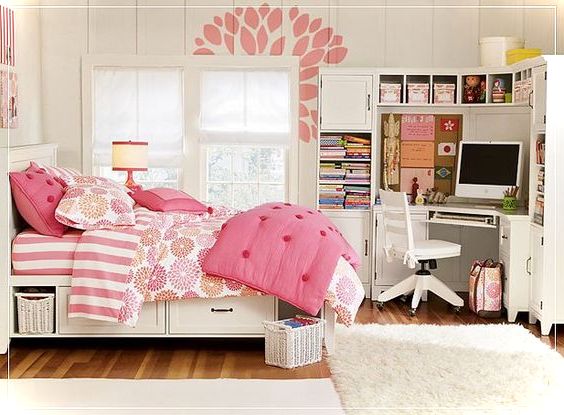 Cute Pink Teenage Rooms
