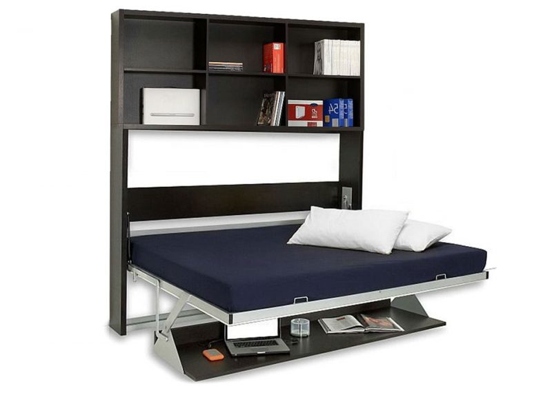 Elegant Murphy Bed Desk on Sleep Mode