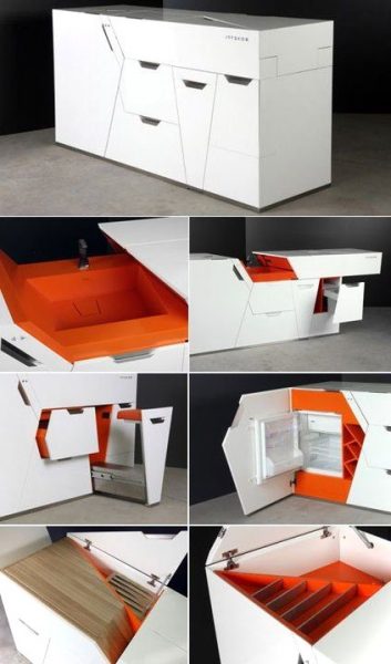 Futuristic Kitchen Island