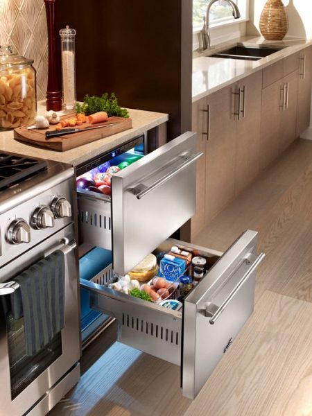 Undercounter Refrigerator For Modern Kitchen Small House Decor