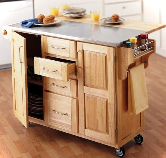 Kitchen Cart And Kitchen Island