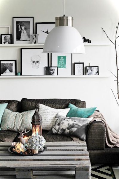 Monochrome Small Living Room Idas View 2