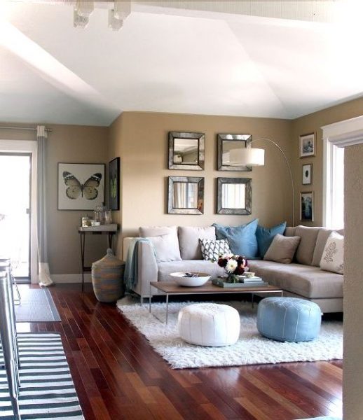 Small Living Room With Textured Rug