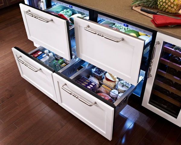 Undercounter Refrigerator For Modern Kitchen Small House Decor