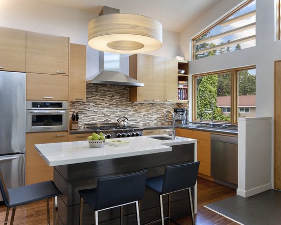 Urban Modern Small Kitchen Island