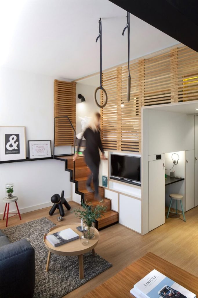 Zoku Loft Small Apartment Design Main Room 2