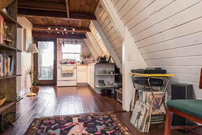 A-frame Tiny Cabin House Interiors