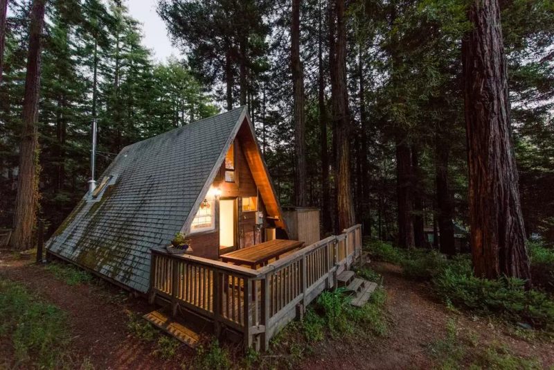 A-frame Tiny Cabin House
