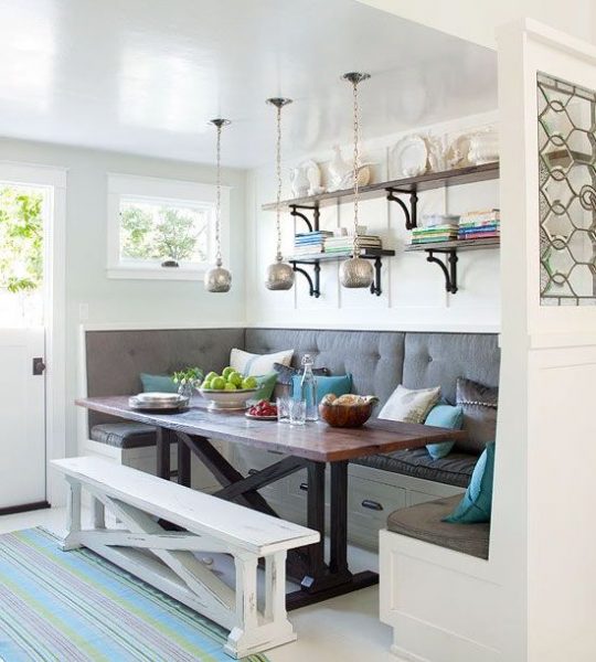 Banquette Style Breakfast Nook