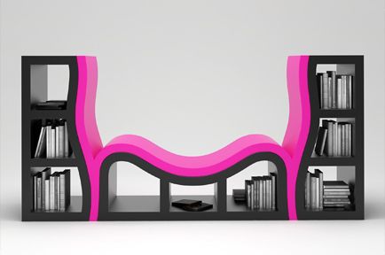 Console Bookshelf Chairs