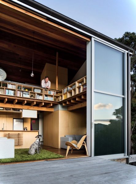 Mini Houses Inspired By Japan Style Balcony View