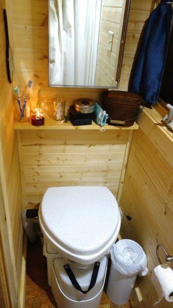 Off-grid Tiny House On Wheel Toilets