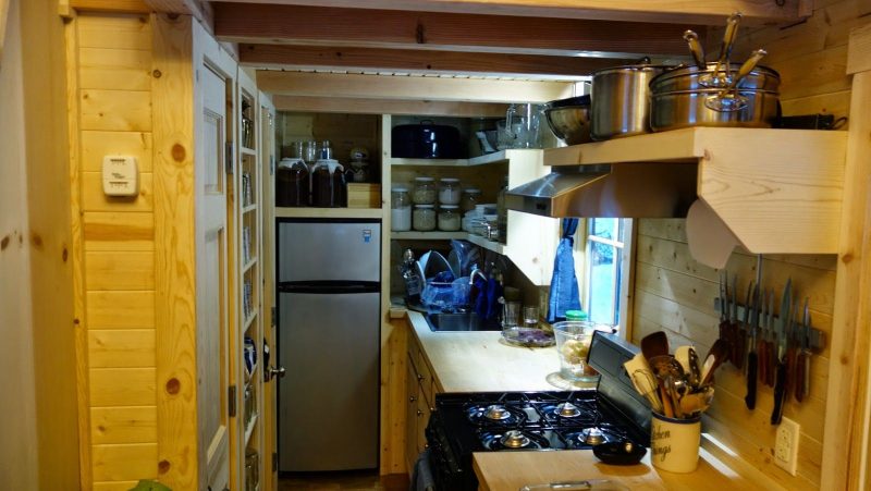 Off-grid Tiny House On Wheels Kitchen Design