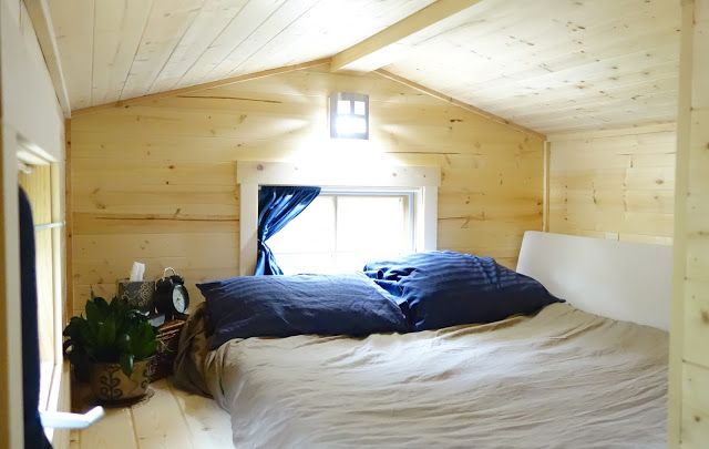 Off-grid Tiny House On Wheels Loft Bed