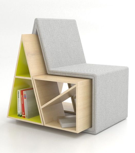 Triangle Bookcase Chair
