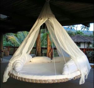 trampoline hammock bed indoor