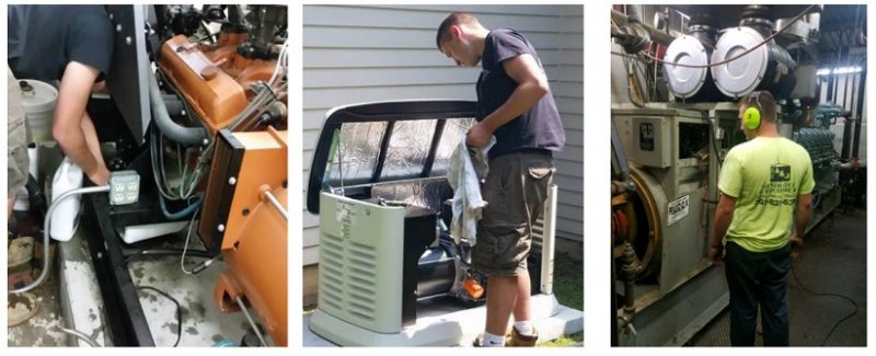 Safety measures for installing electric generators
