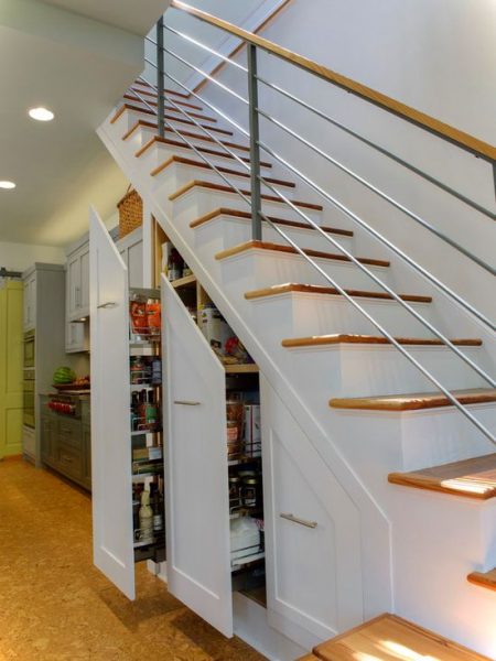 food Supply Storage Under Stairs - staircase ideas