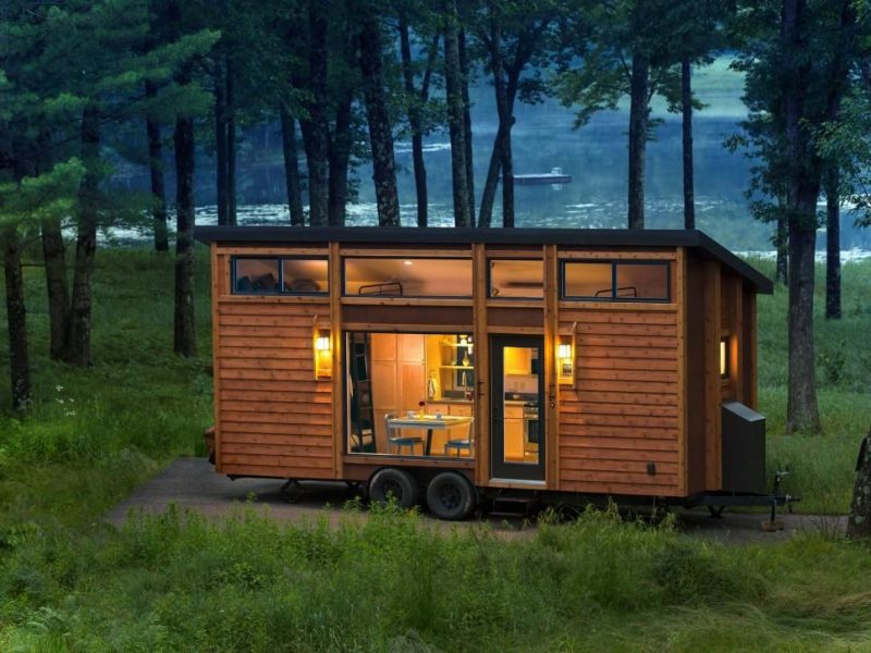 12 Beautiful Tiny  House  On Wheel  Exterior View Small  