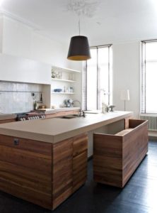 Kitchen Island With Built In Bench