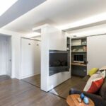 Sliding Wall Apartment Design pivot tv