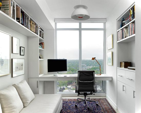 Small Office On White Condo