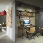 ecletic small home office