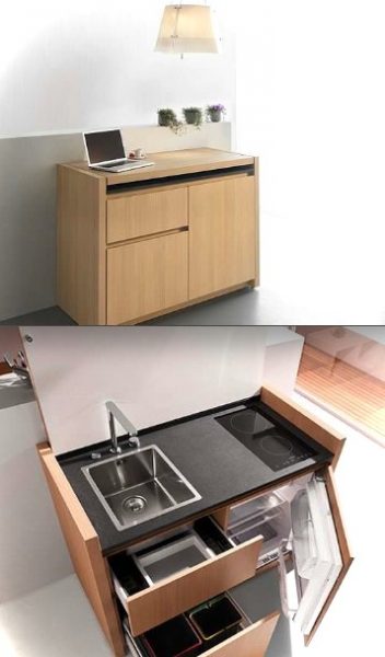 6 Awesome Mini Kitchenette for Small Kitchen - Small House Decor