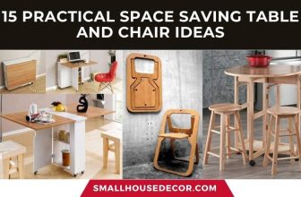 15 Practical Space Saving Table and Chair Ideas