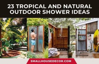 23 Tropical and Natural Outdoor Shower Ideas 2022