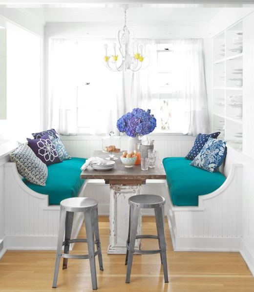 Beach Style Breakfast Nook