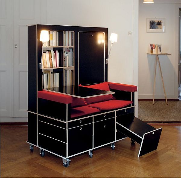 17 Innovative Bookcase Chair Designs Small House Decor