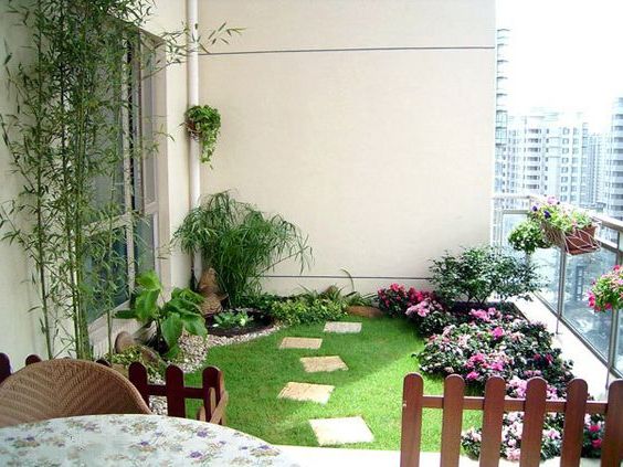 Grass On Small Balcony