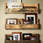 Pallet Shelves Photo Rack