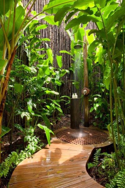 Tropical Outdoor Shower