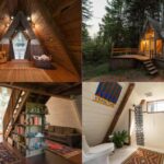 a-frame tiny cabin