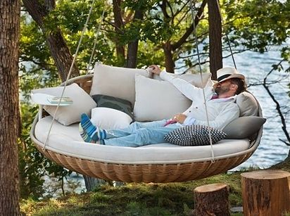 hanging hammock bed