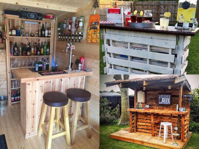 11 Space-Saving DIY Pallet Bar Ideas