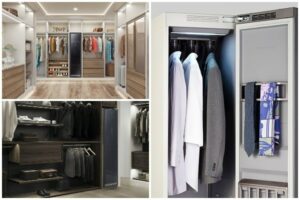 Samsung AirDresser the wardrobe that refreshes, disinfects, and irons your clothes-min