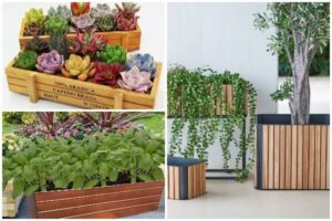 Why is using rectangular planter boxes the best option for any design