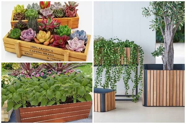 Why is using rectangular planter boxes the best option for any design