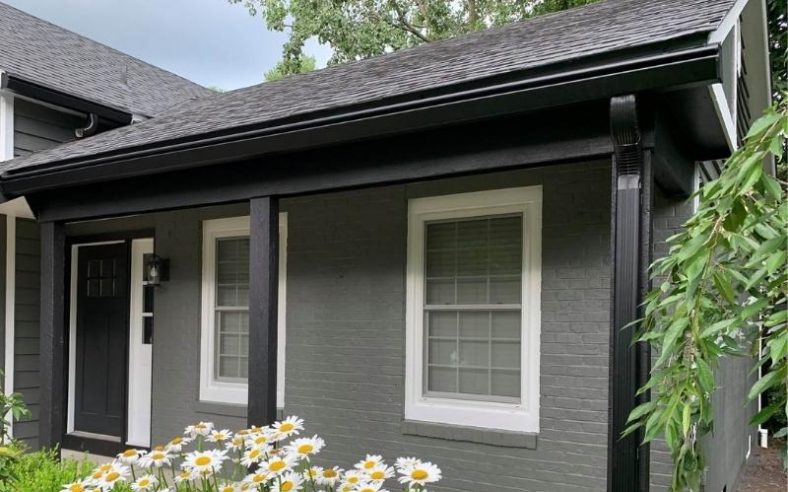 Black Gutters On House Ideas Make Your House Stand Out Small House Decor