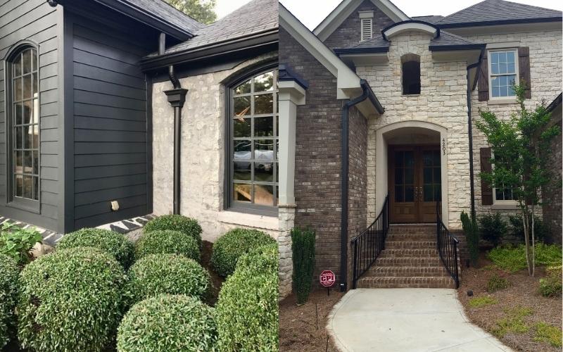 12 Black Gutters on House Ideas Make Your House Stand Out! Small House Decor