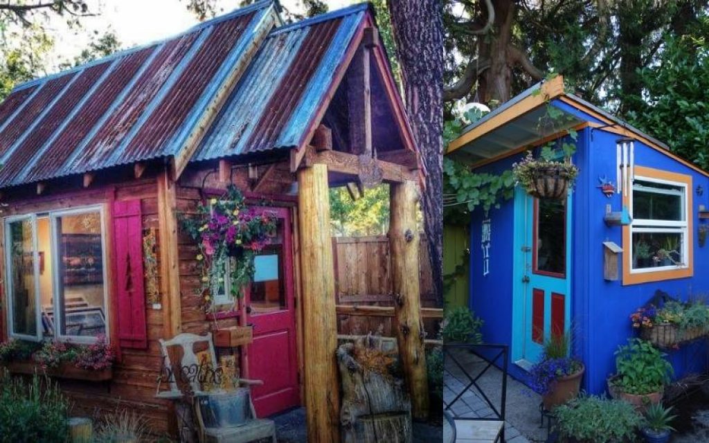 Bohemian Style Garden Shed - Ideas on How To Decorate Outdoor Garden Shed