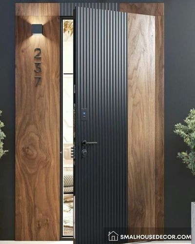 Industrial Black Front Door Ideas