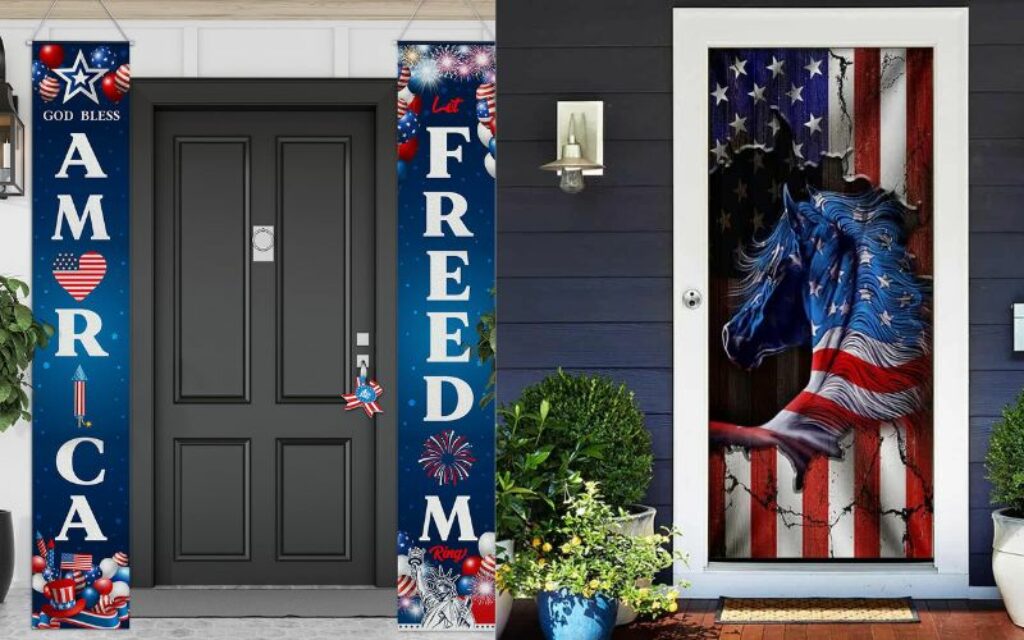 Patriotic Door Decor