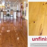 Southern Yellow Pine flooring and unfinished pattern