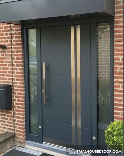 luxury and modern Black Front Door Ideas