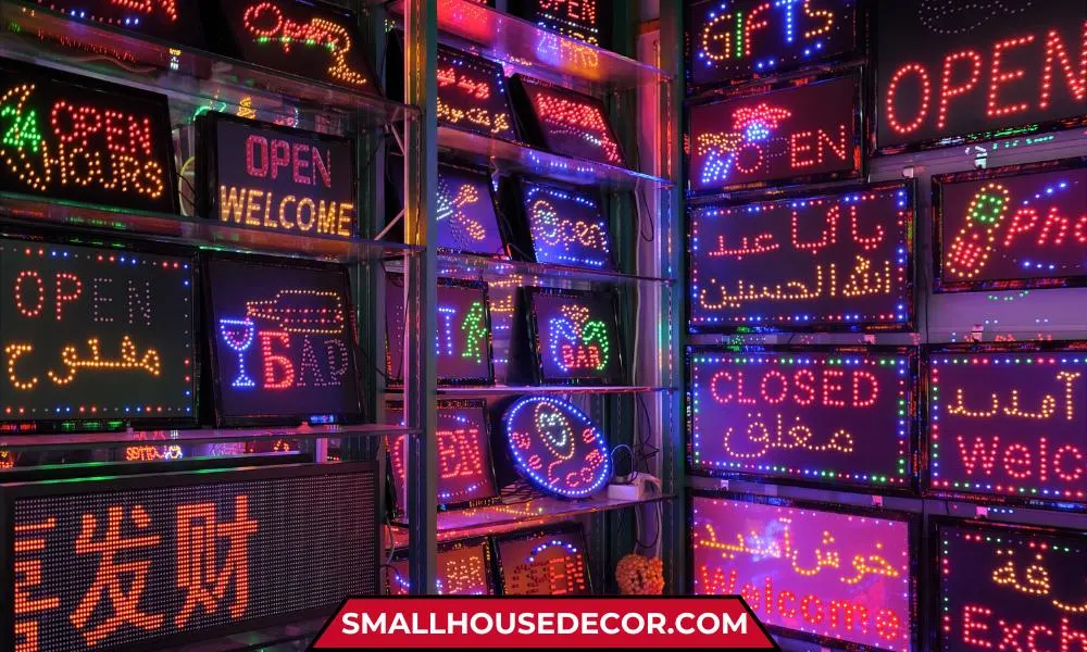 How Do LED Signs Work - SmallHouseDecor