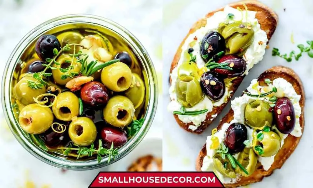 Marinated Olives - Simple and Crowd-Pleasing Holiday Party Appetizers